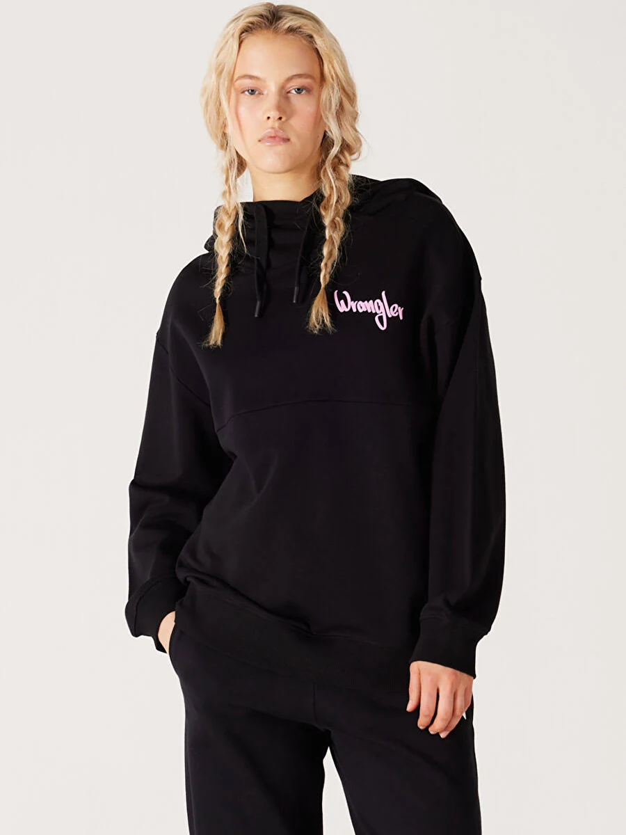 Kapüşonlu Oversize Sweatshirt 2