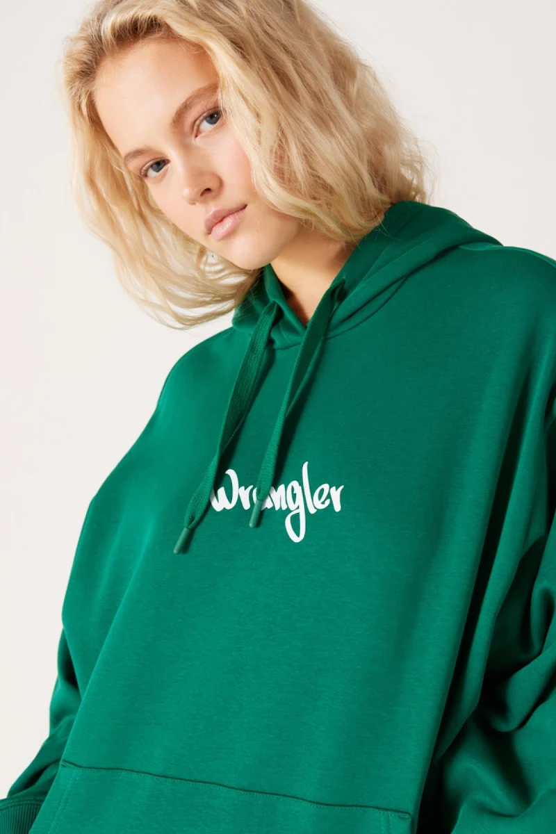Kapüşonlu Oversize Sweatshirt - Gri S 3