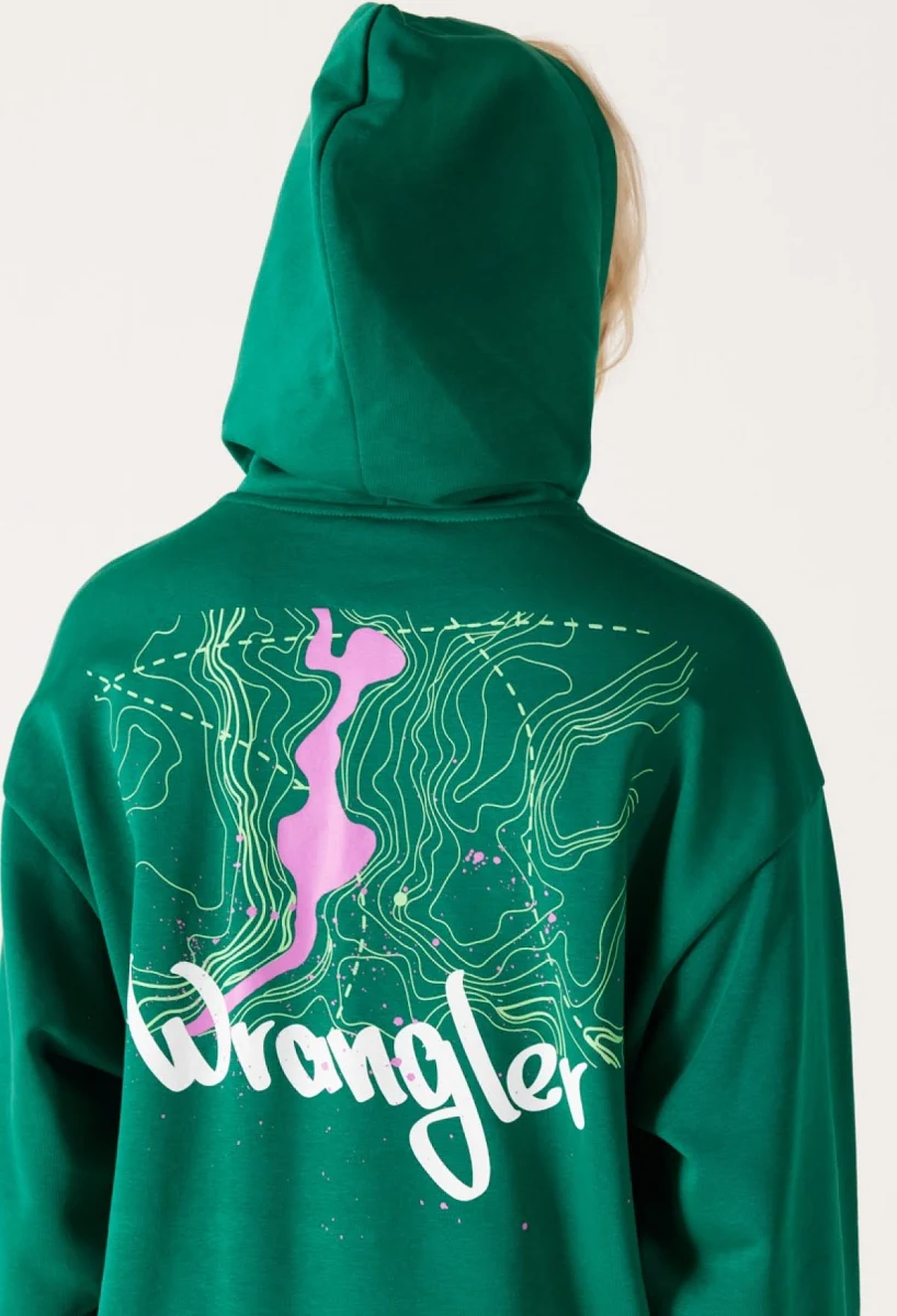 Kapüşonlu Oversize Sweatshirt - Gri S 4