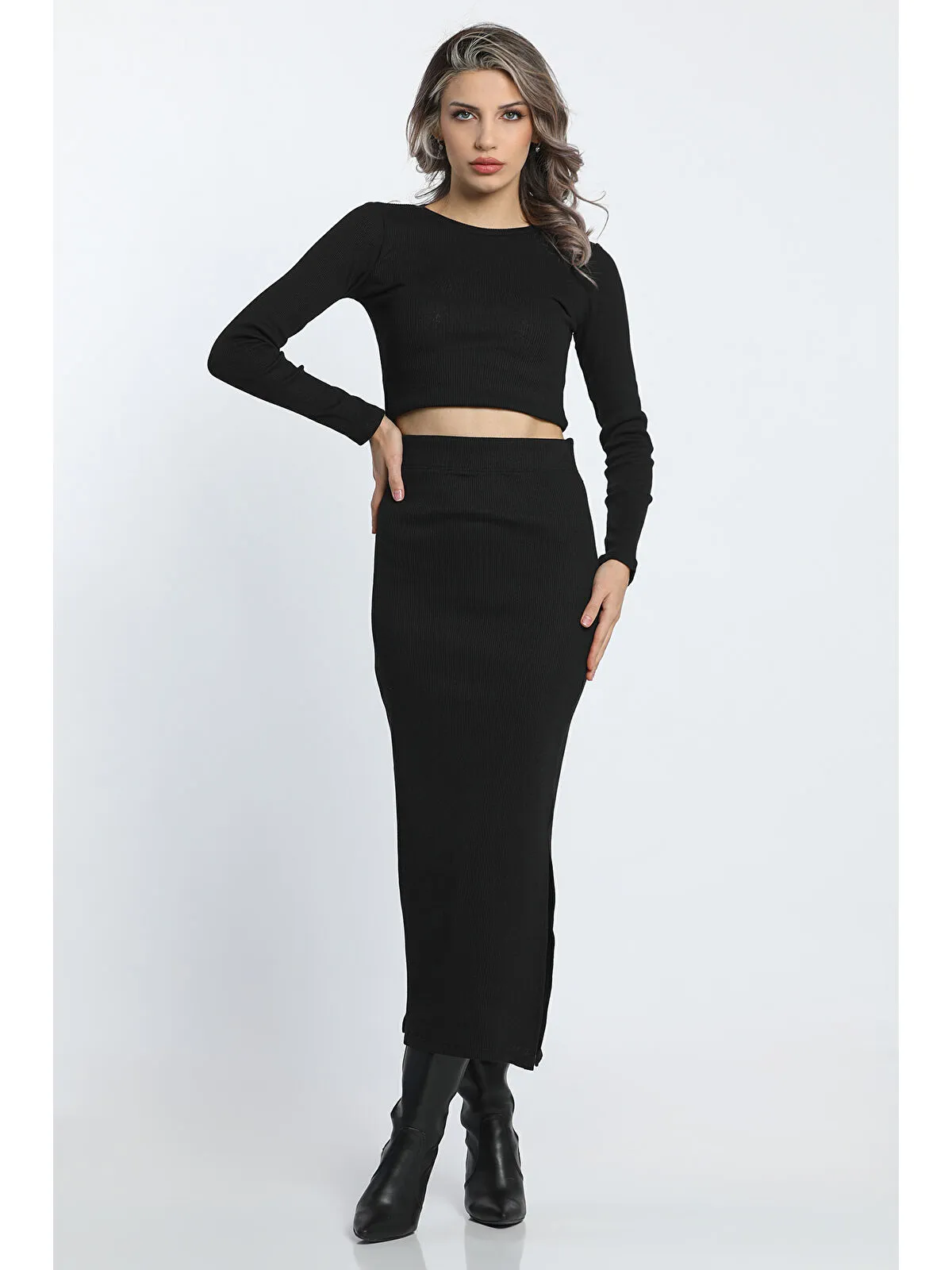 Yırtmaç Detaylı Kaşkorse Body 1
