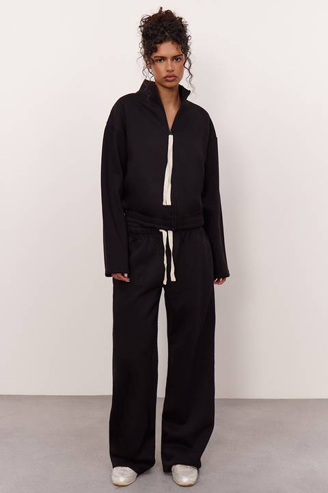 Kapüşonlu Oversize Sweatshirt - Kahverengi S